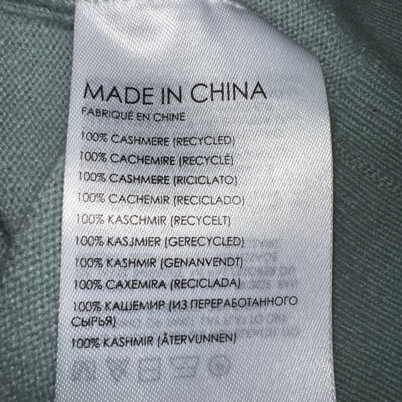 NWT Club Monaco Cashmere Keyhole Turtleneck Sweater in Jade Green Size XS - Picture 14 of 16